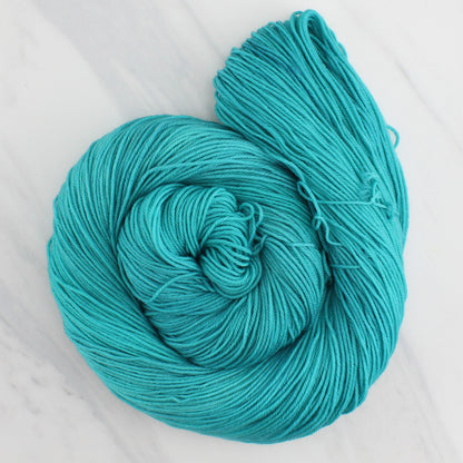 TURQUOISE on Sock Perfection - Indie-Dyed Yarn