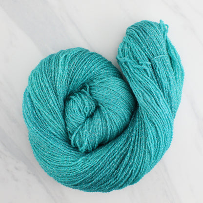 TURQUOISE on Twinkle Sock- Indie-Dyed Yarn