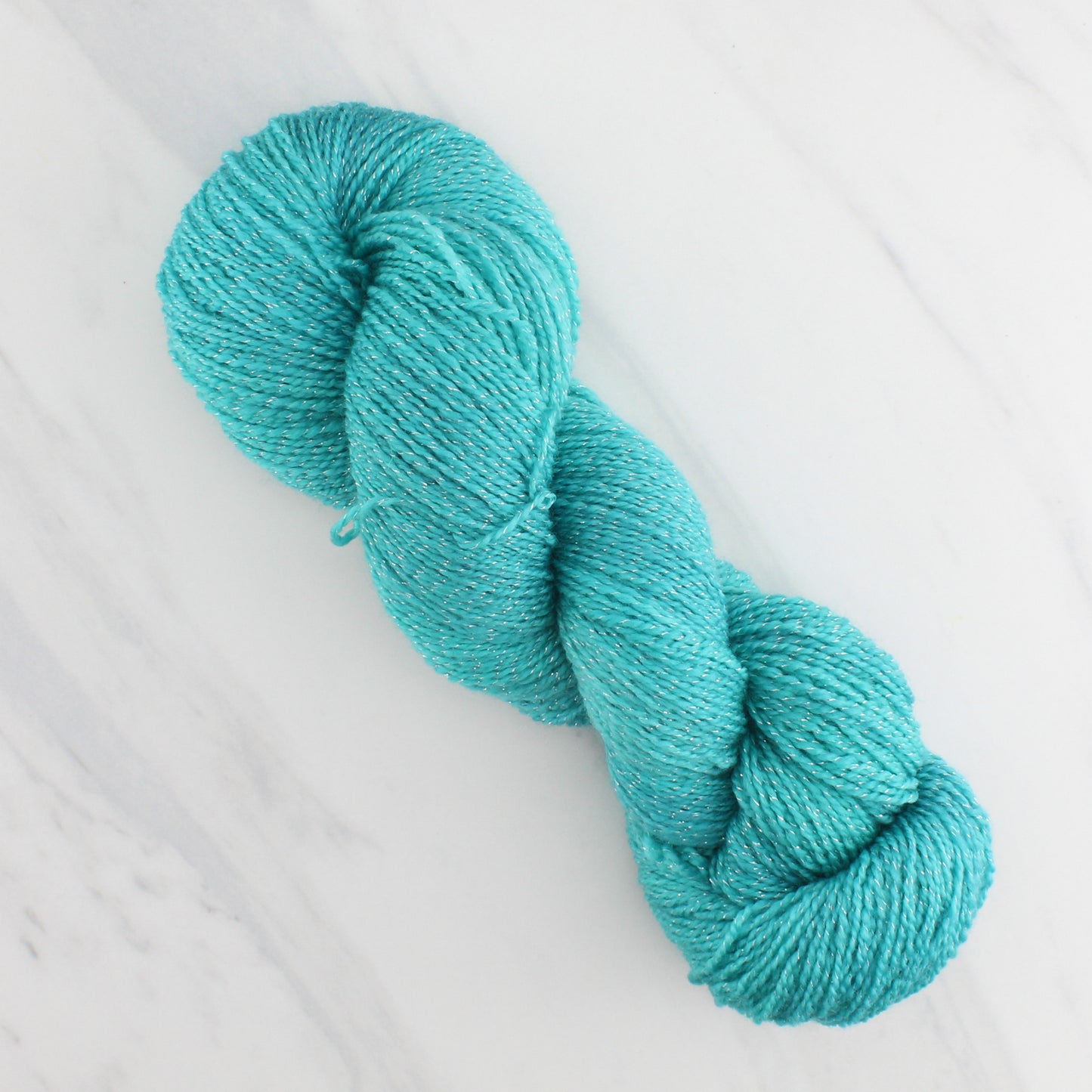 TURQUOISE on Twinkle Sock- Indie-Dyed Yarn