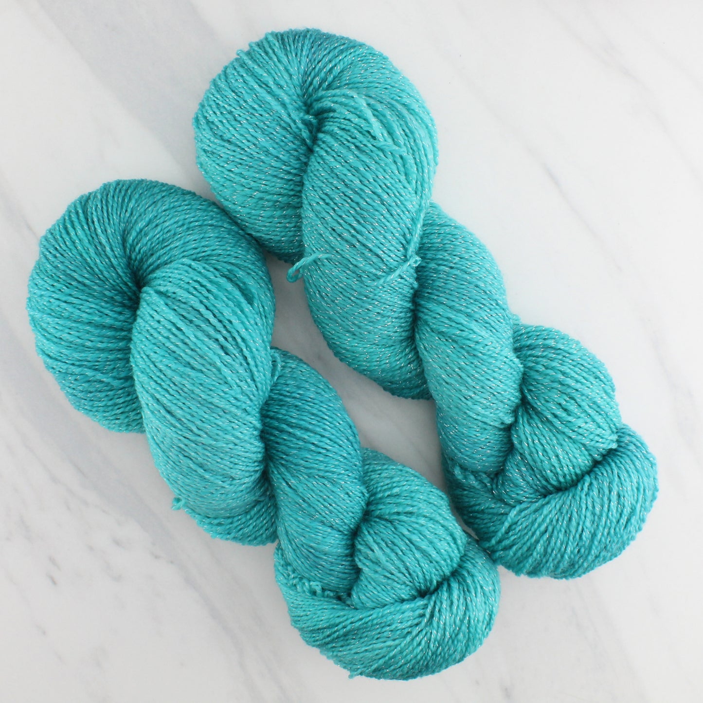 TURQUOISE on Twinkle Sock- Indie-Dyed Yarn