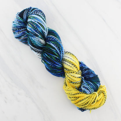 VAN GOGH'S STARRY NIGHT Indie-Dyed Yarn on Stained Glass Sock