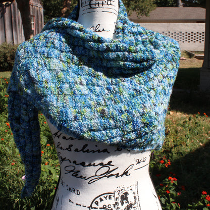 RIPPLING WINGS SHAWL - KNITTING PATTERN