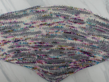 THE LONG WAY ROUND - Assigned Pooling Knitting Pattern - Purple Lamb