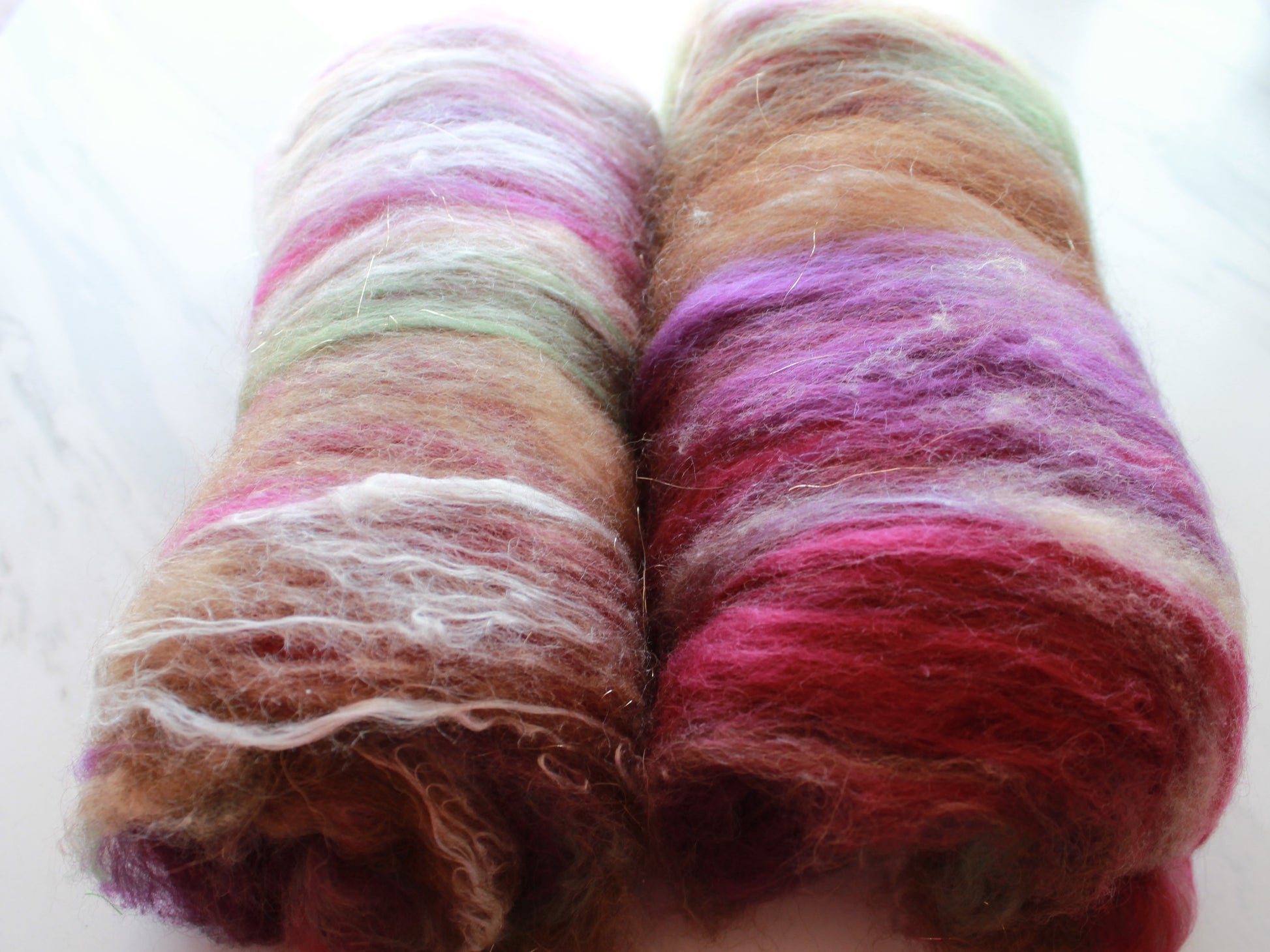 BRIDAL BOUQUET Art Batts to Spin - Purple Lamb