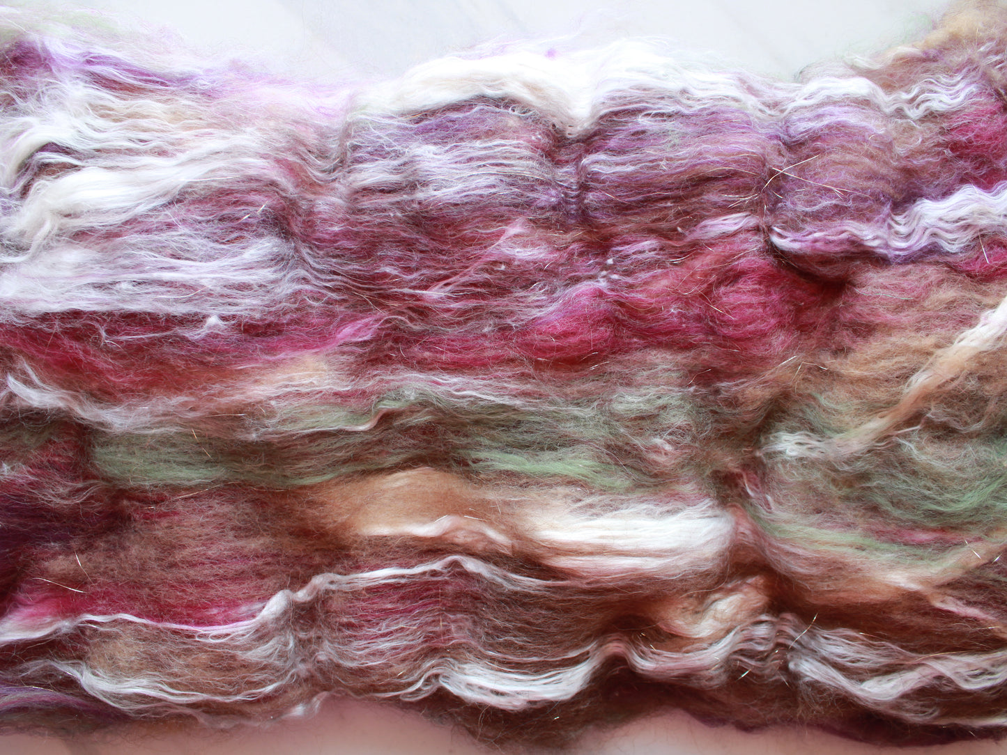 BRIDAL BOUQUET Art Batts to Spin - Purple Lamb