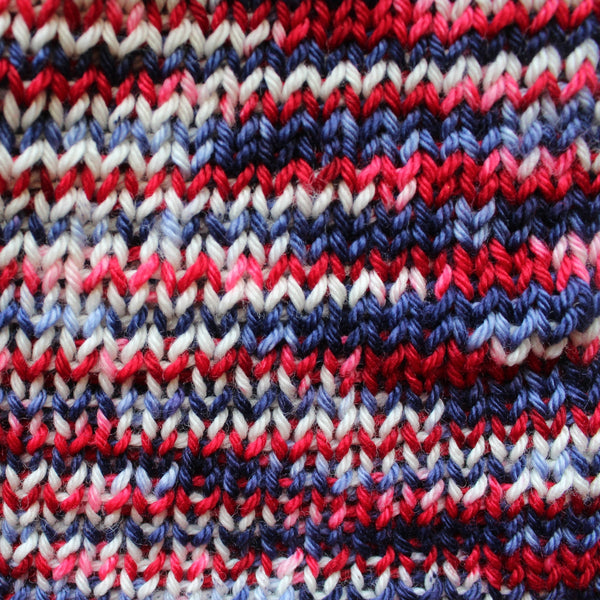 LIBERTY Hand-Dyed Yarn on Sock Perfection made by Purple Lamb