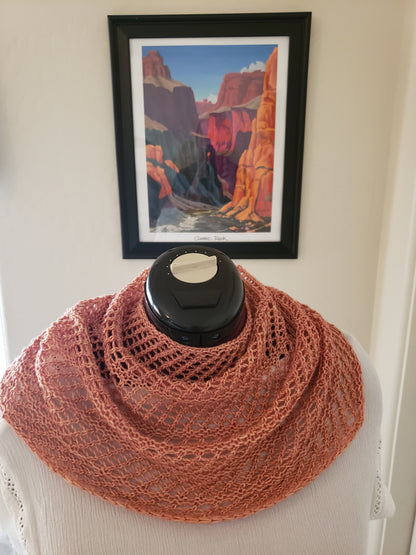 DIAMOND TWIST COWL - Knitting Pattern - Purple Lamb