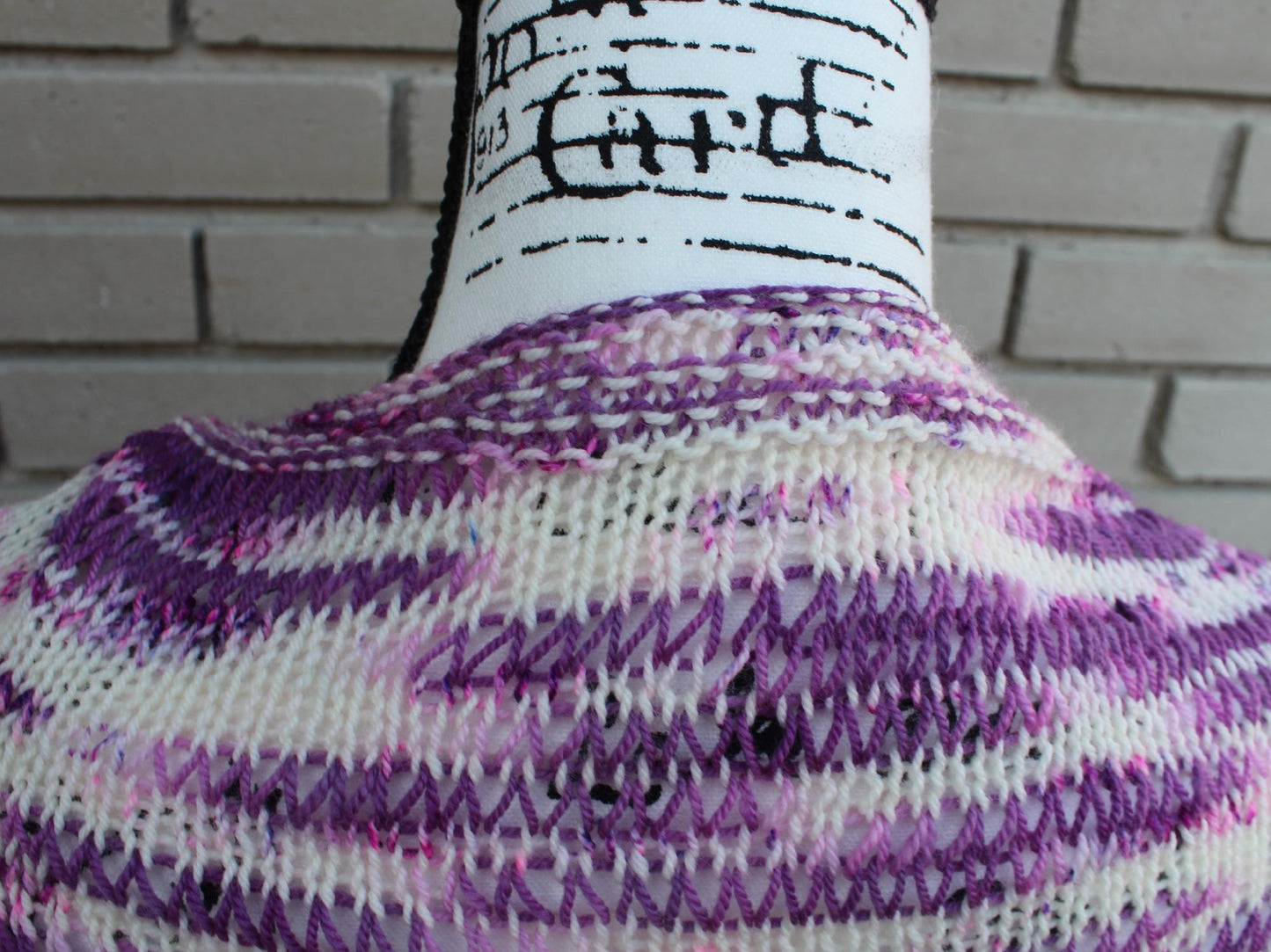 THE LONG WAY ROUND - Assigned Pooling Knitting Pattern - Purple Lamb